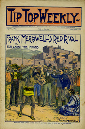 Tip Top Weekly cover of frontier scene