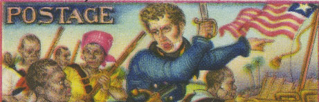 detail of Liberian postage stamp